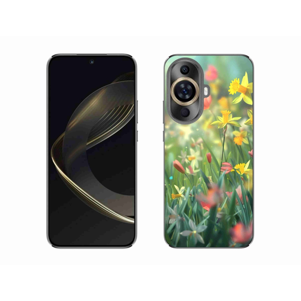 Gelový kryt mmCase na Huawei Nova 11 - jarní květy