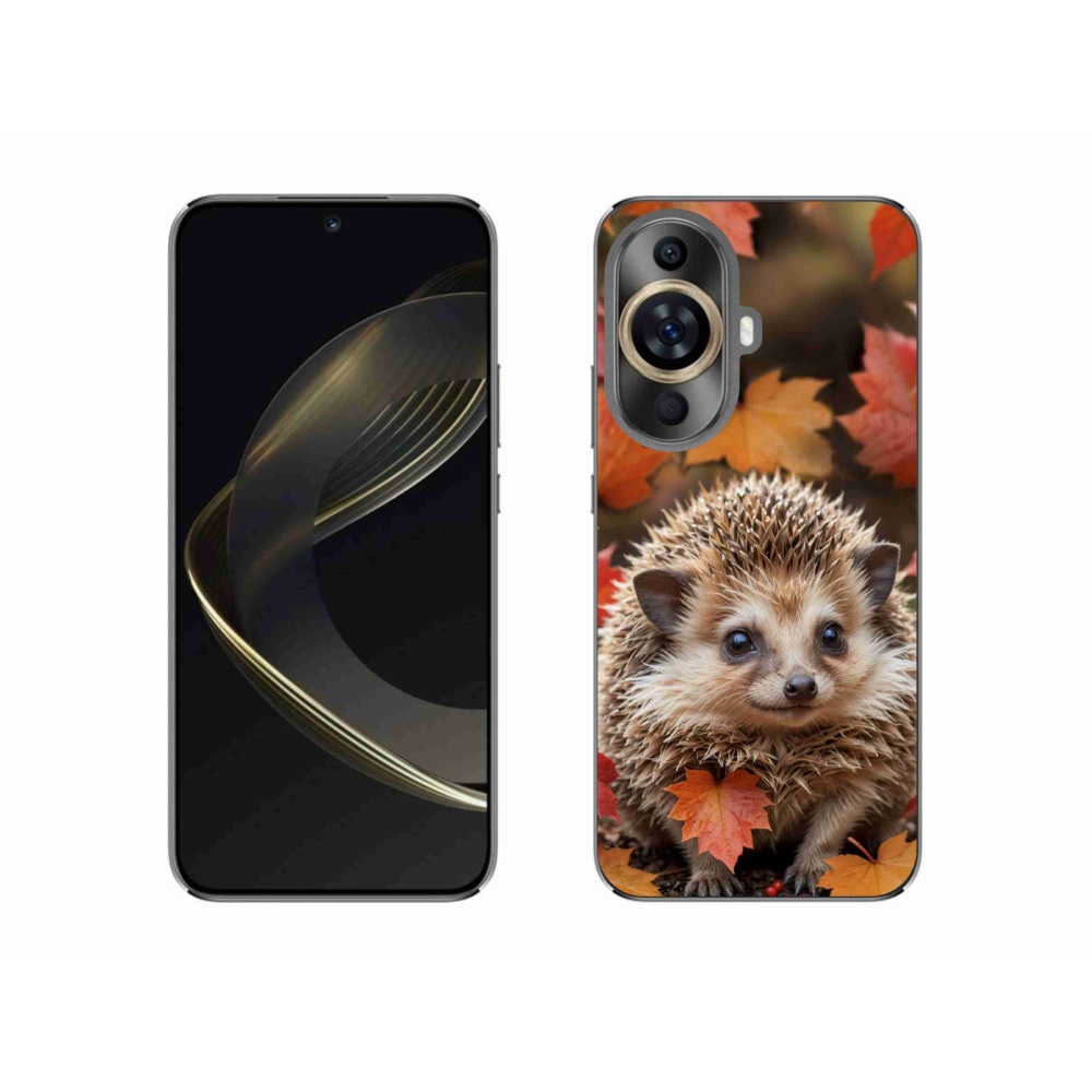 Gelový kryt mmCase na Huawei Nova 11 - ježek v listí