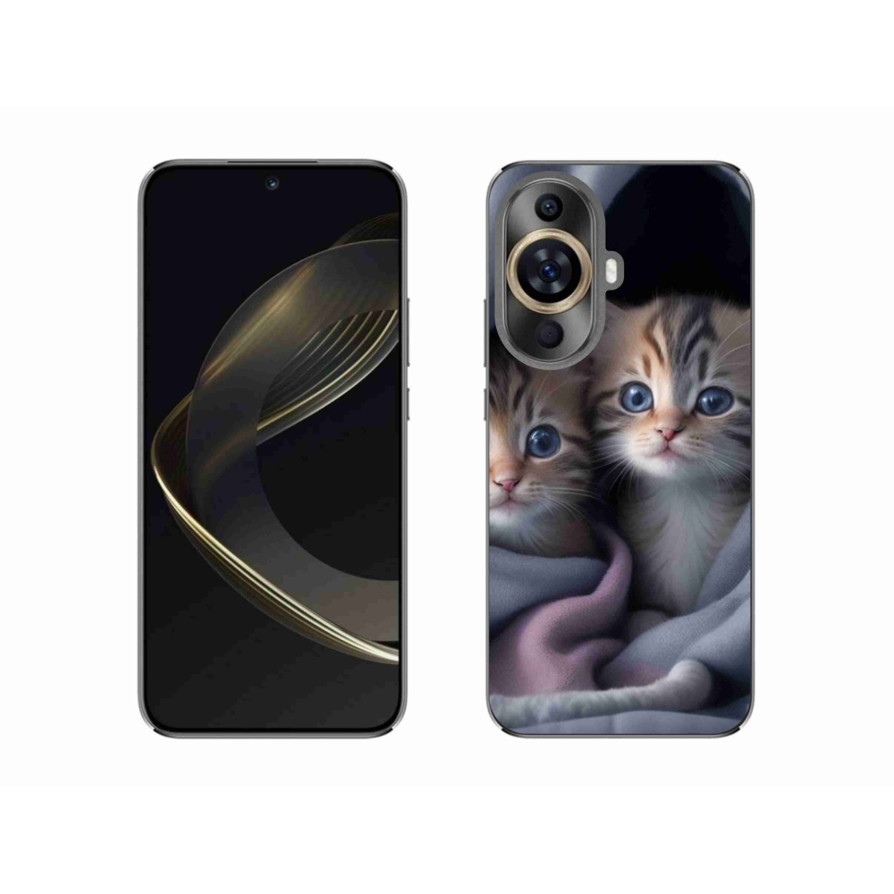 Gelový kryt mmCase na Huawei Nova 11 - kočičí duo 2