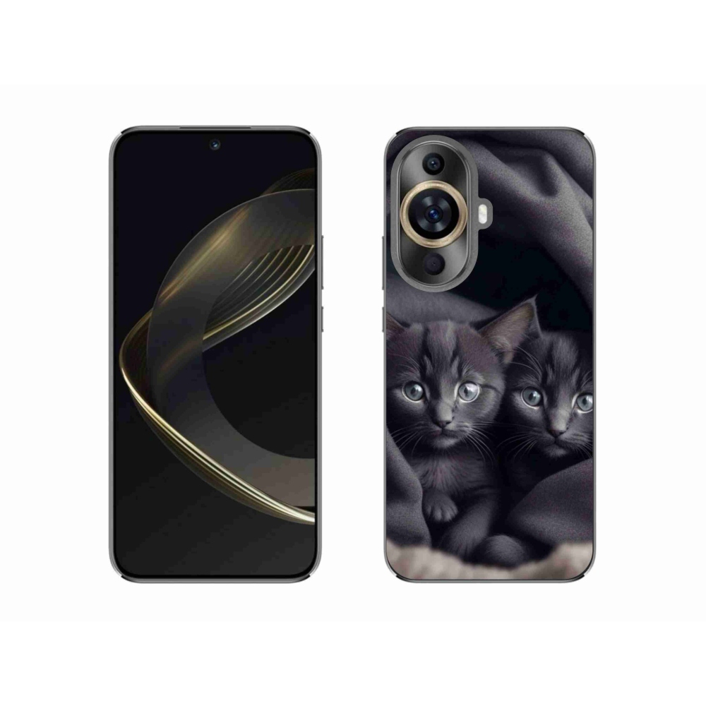 Gelový kryt mmCase na Huawei Nova 11 - kočičí duo