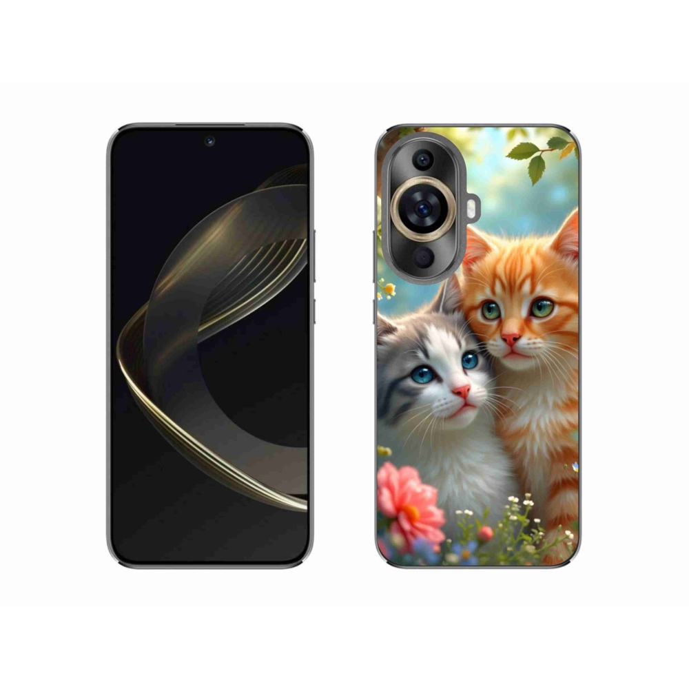 Gelový kryt mmCase na Huawei Nova 11 - kočičí láska 2
