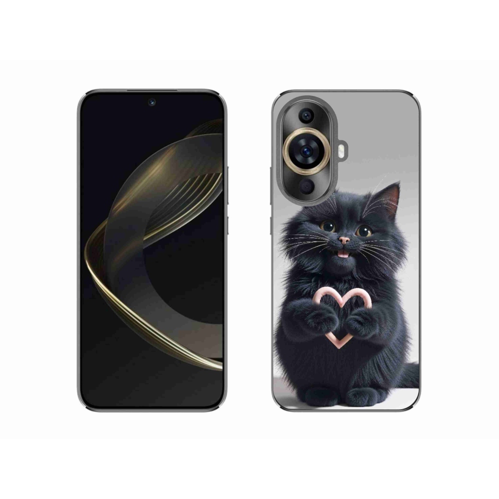 Gelový kryt mmCase na Huawei Nova 11 - kočičí láska 3
