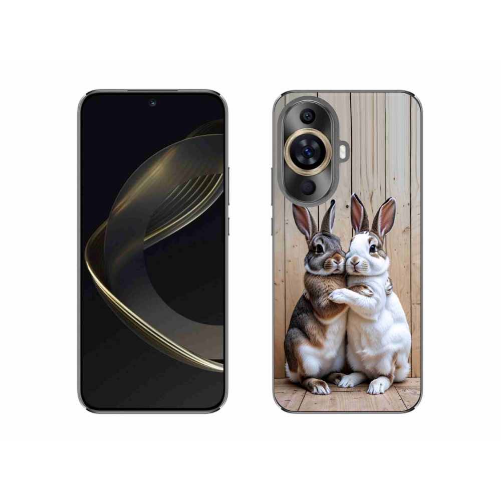 Gelový kryt mmCase na Huawei Nova 11 - králičí pár