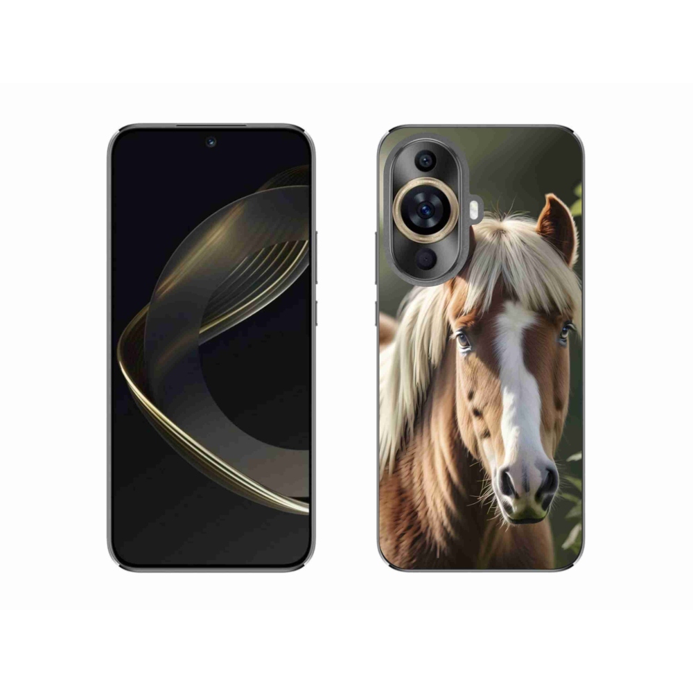 Gelový kryt mmCase na Huawei Nova 11 - kůň se světlou hřívou