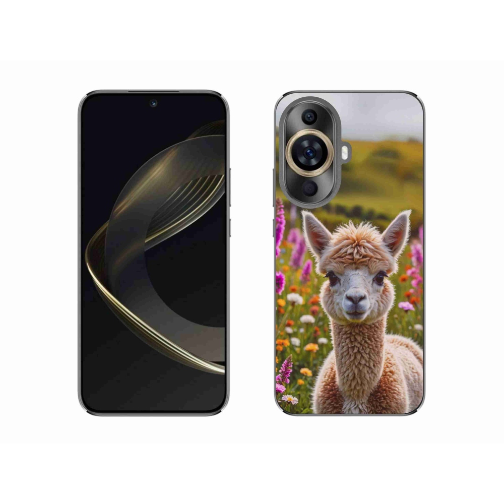 Gelový kryt mmCase na Huawei Nova 11 - lama na louce