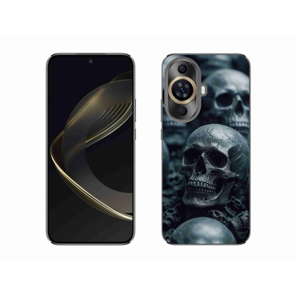 Gelový kryt mmCase na Huawei Nova 11 - lebka 2