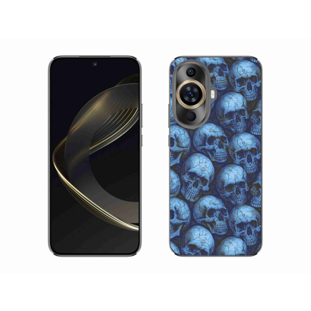 Gelový kryt mmCase na Huawei Nova 11 - lebky