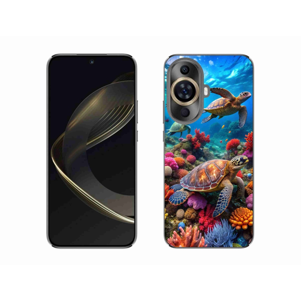 Gelový kryt mmCase na Huawei Nova 11 - mořský svět 2