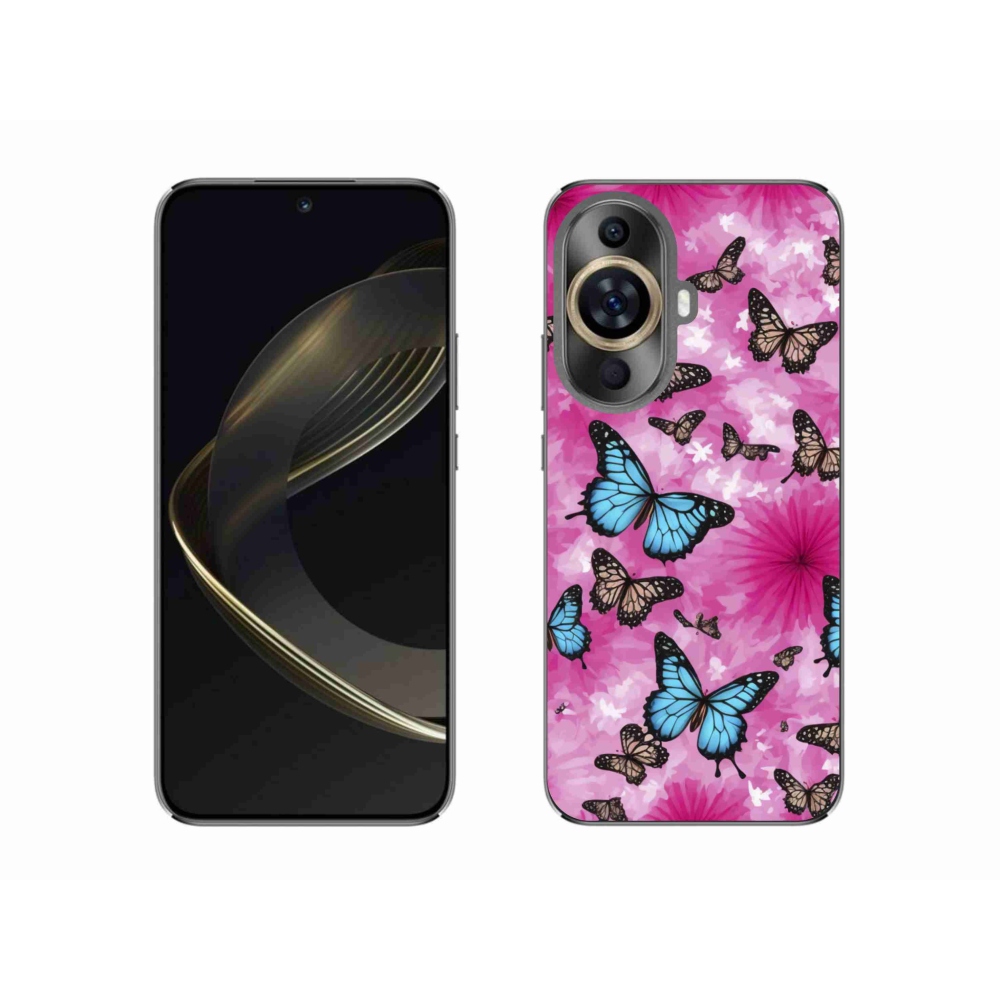 Gelový kryt mmCase na Huawei Nova 11 - motýlí zahrada