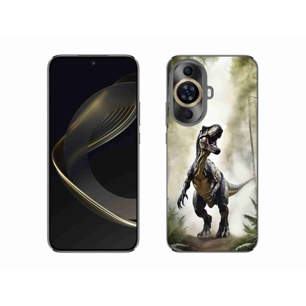 Gelový kryt mmCase na Huawei Nova 11 - naštvaný T-Rex