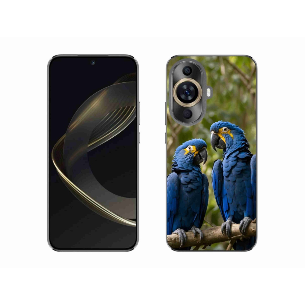 Gelový kryt mmCase na Huawei Nova 11 - papouščí duo