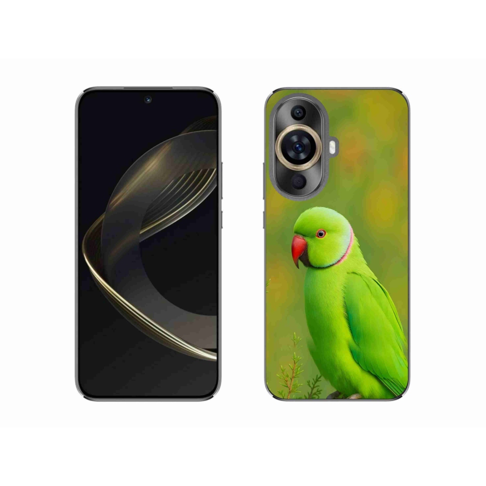 Gelový kryt mmCase na Huawei Nova 11 - papoušek alexandr 2
