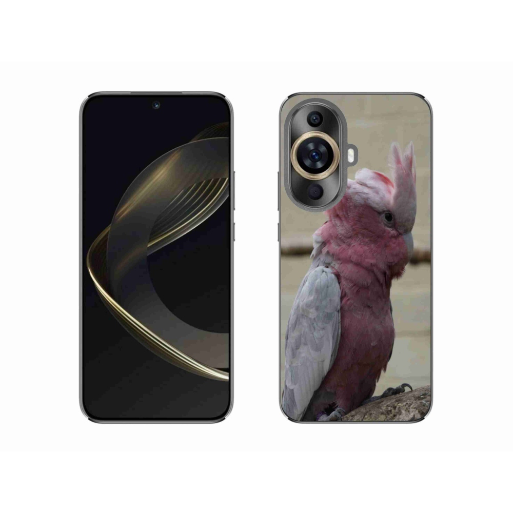 Gelový kryt mmCase na Huawei Nova 11 - papoušek kakadu růžový