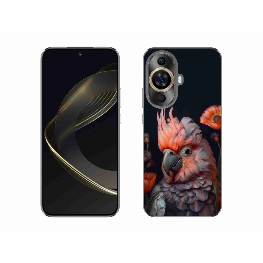Gelový kryt mmCase na Huawei Nova 11 - papoušek kakadu v barvách