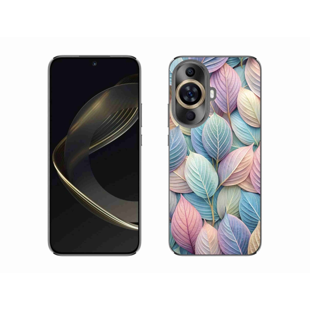 Gelový kryt mmCase na Huawei Nova 11 - pastelové listy