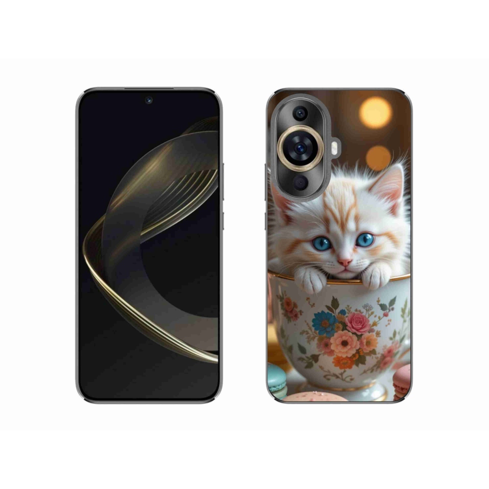 Gelový kryt mmCase na Huawei Nova 11 - roztomilé kotě 6
