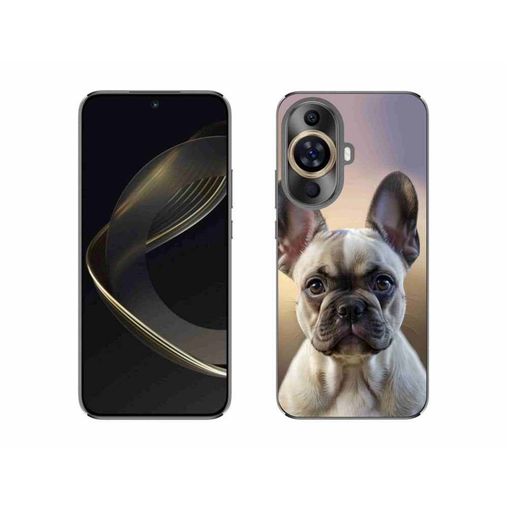 Gelový kryt mmCase na Huawei Nova 11 - roztomilý francouzský buldoček