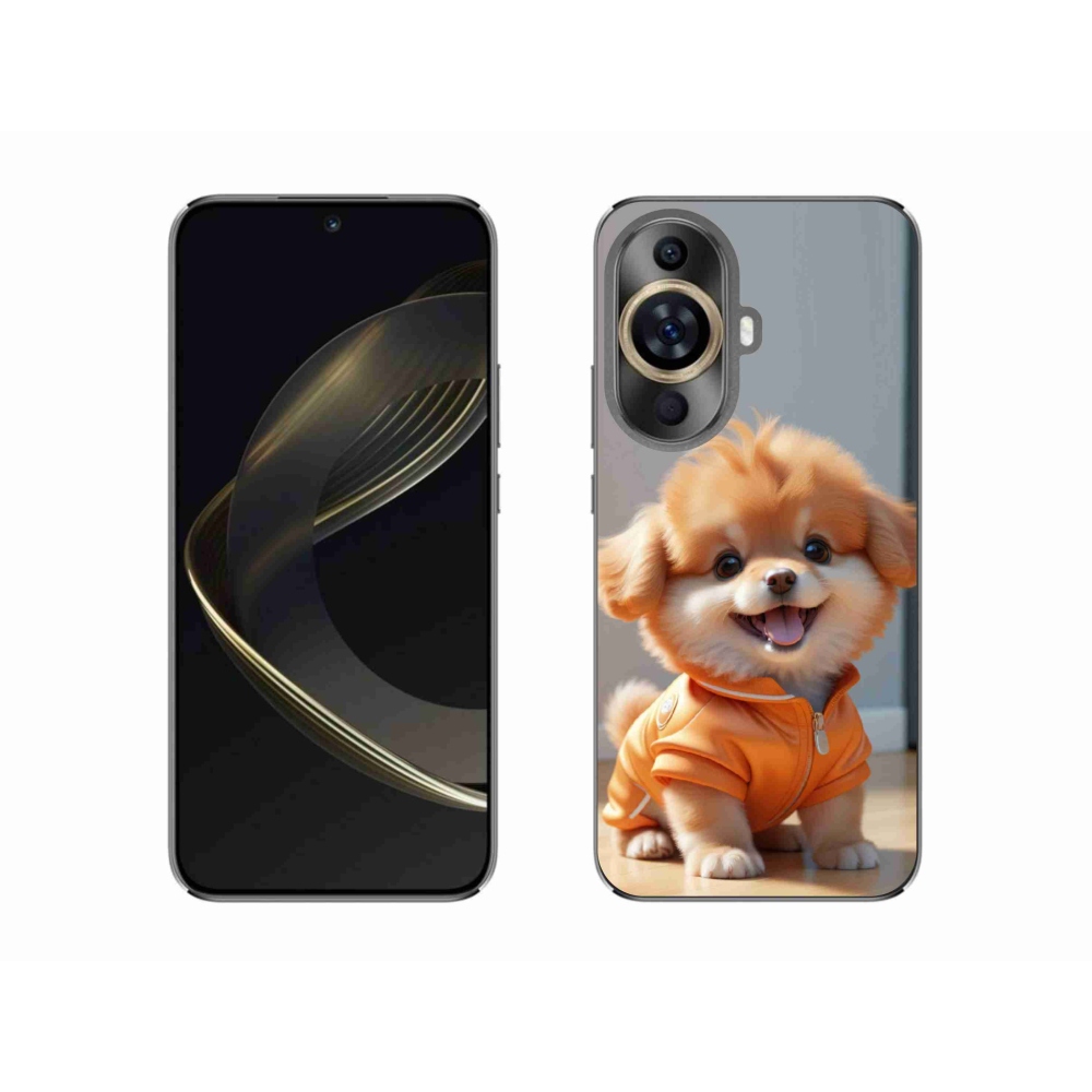 Gelový kryt mmCase na Huawei Nova 11 - roztomilý pomeranian v mikině