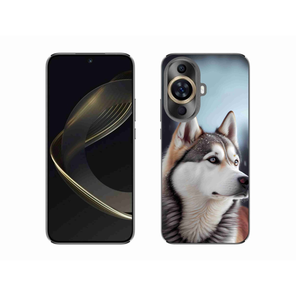 Gelový kryt mmCase na Huawei Nova 11 - sibiřský husky