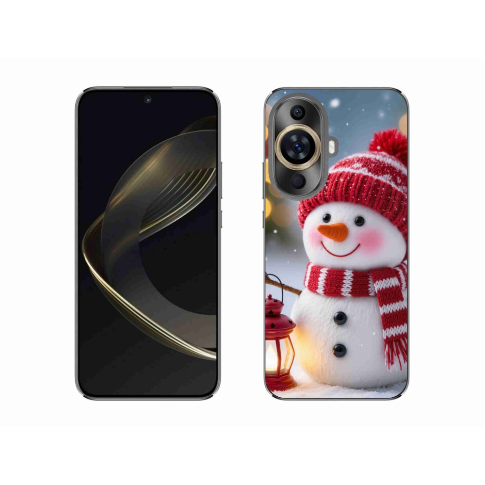 Gelový kryt mmCase na Huawei Nova 11 - sněhulák 2