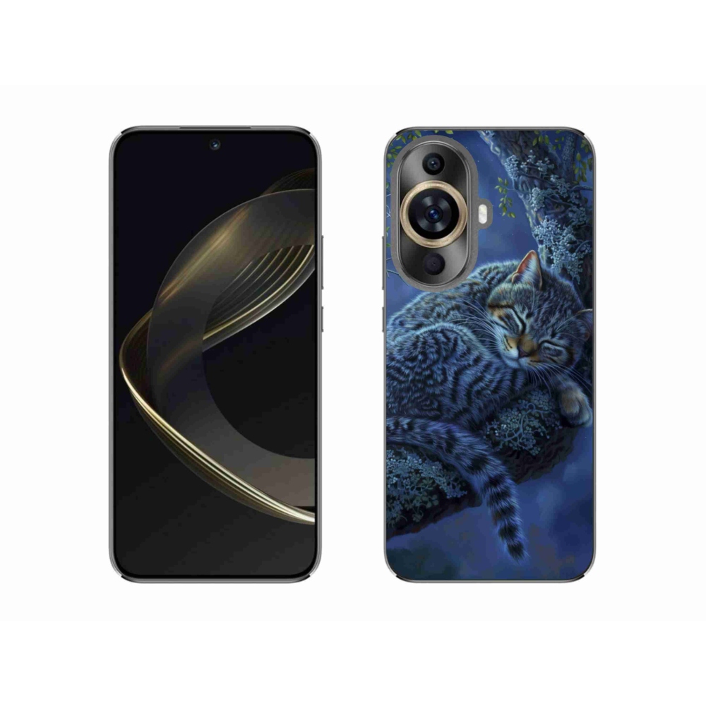 Gelový kryt mmCase na Huawei Nova 11 - spící kočka