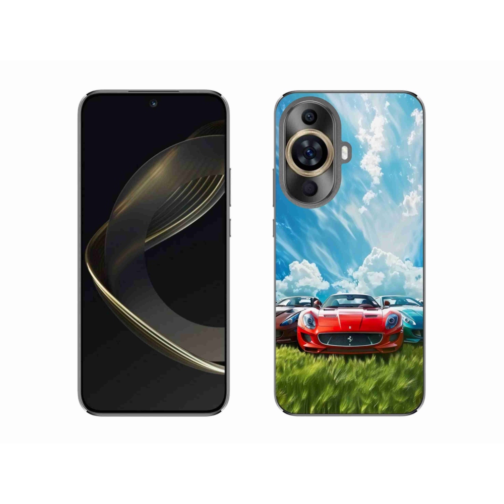 Gelový kryt mmCase na Huawei Nova 11 - sportovní vozy
