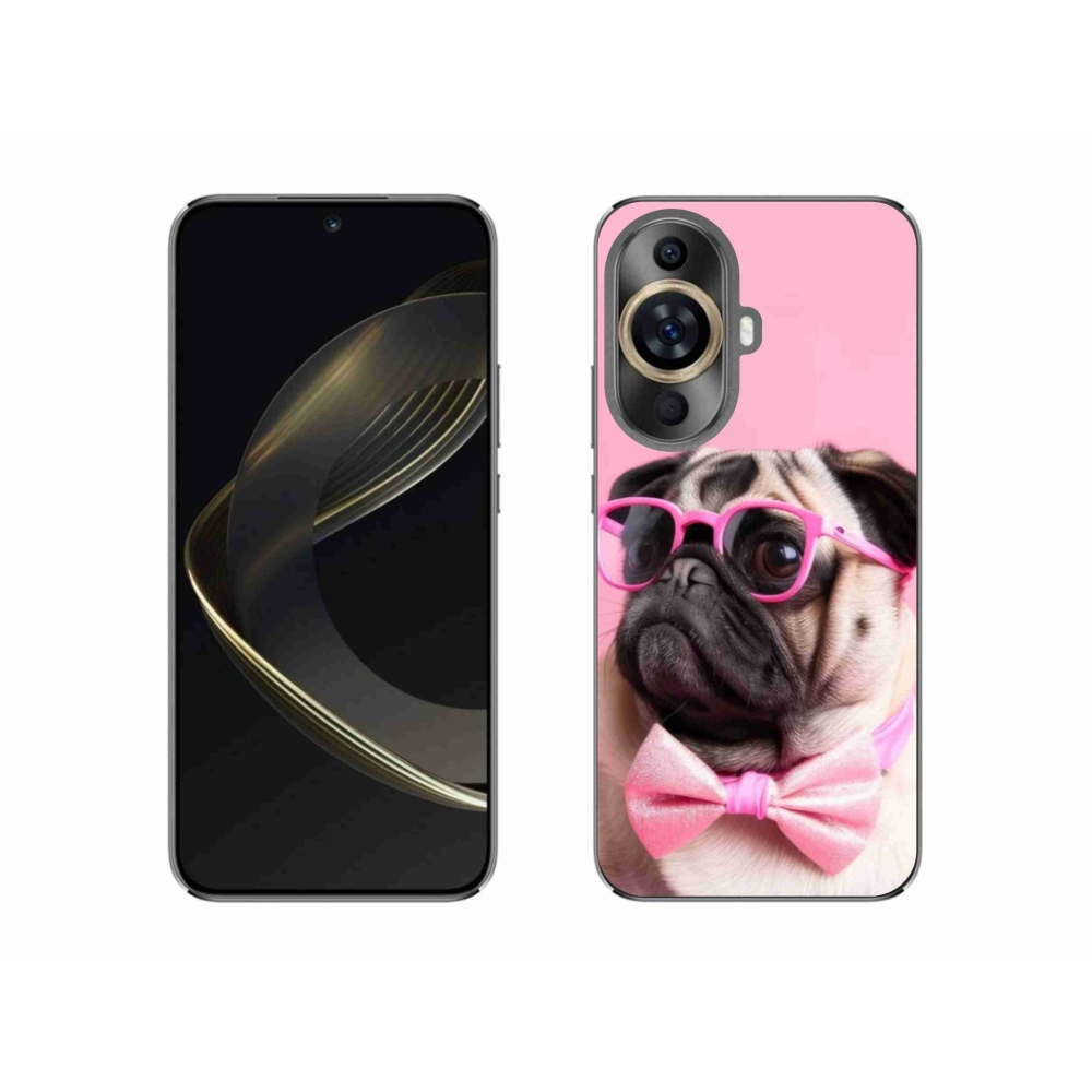 Gelový kryt mmCase na Huawei Nova 11 - stylový mops