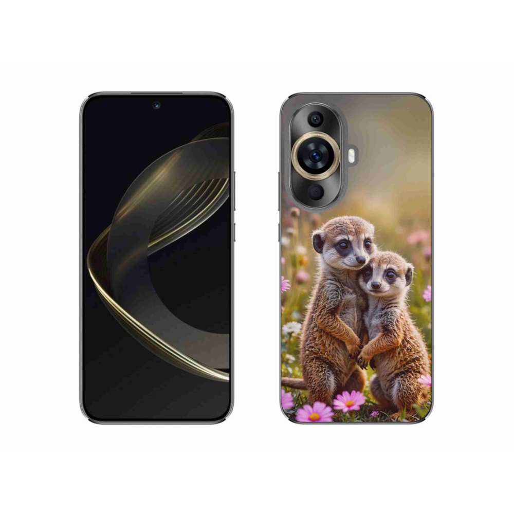 Gelový kryt mmCase na Huawei Nova 11 - surikatí duo