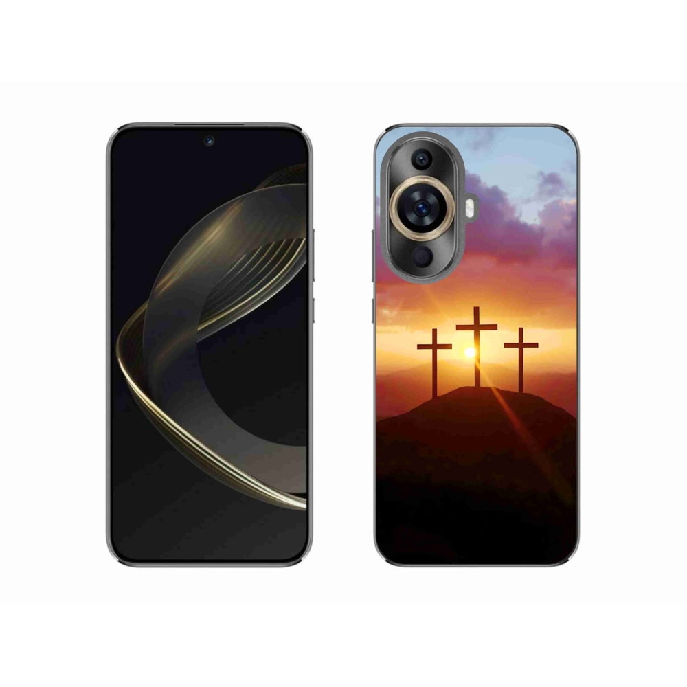 Gelový kryt mmCase na Huawei Nova 11 - tři kříže