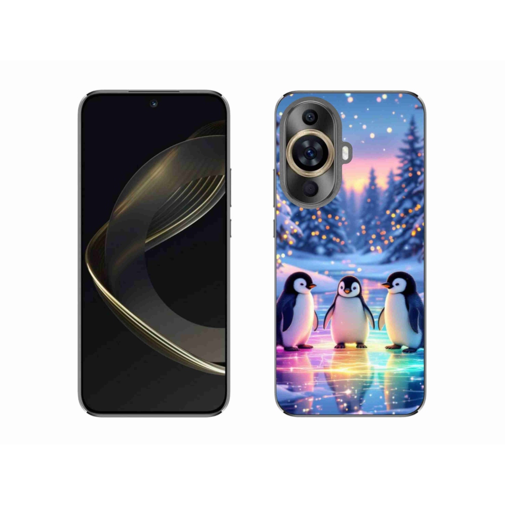 Gelový kryt mmCase na Huawei Nova 11 - tučnáci