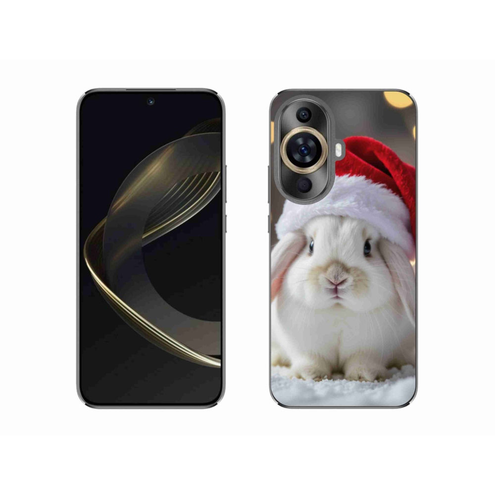 Gelový kryt mmCase na Huawei Nova 11 - vánoční králík
