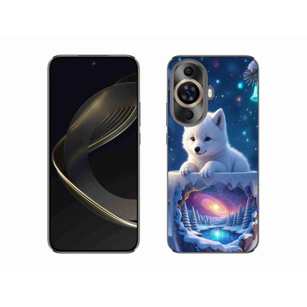 Gelový kryt mmCase na Huawei Nova 11 - vánoční štěně