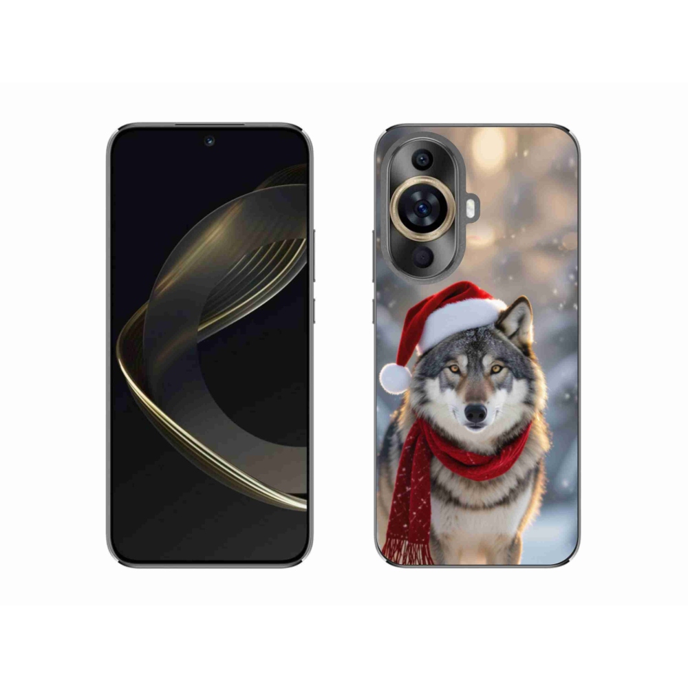Gelový kryt mmCase na Huawei Nova 11 - vánoční vlk