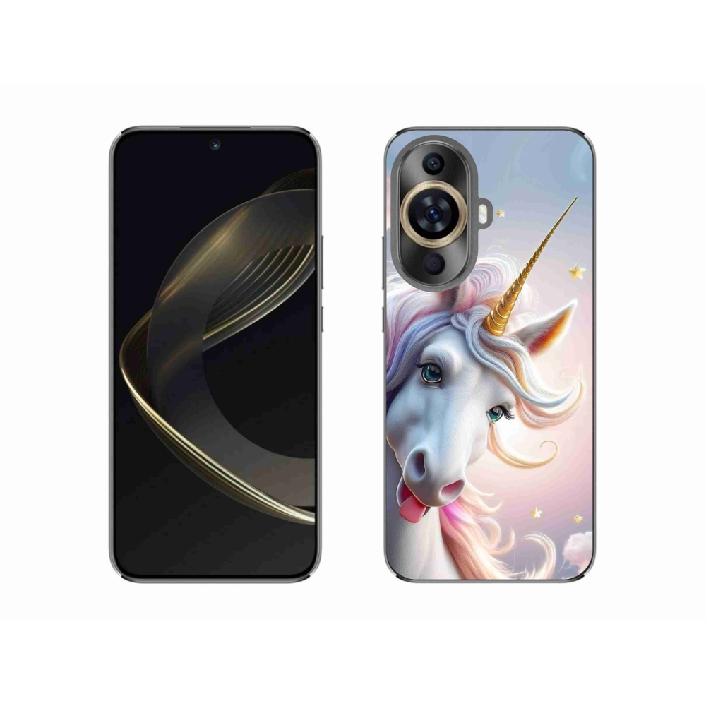 Gelový kryt mmCase na Huawei Nova 11 - veselý jednorožec