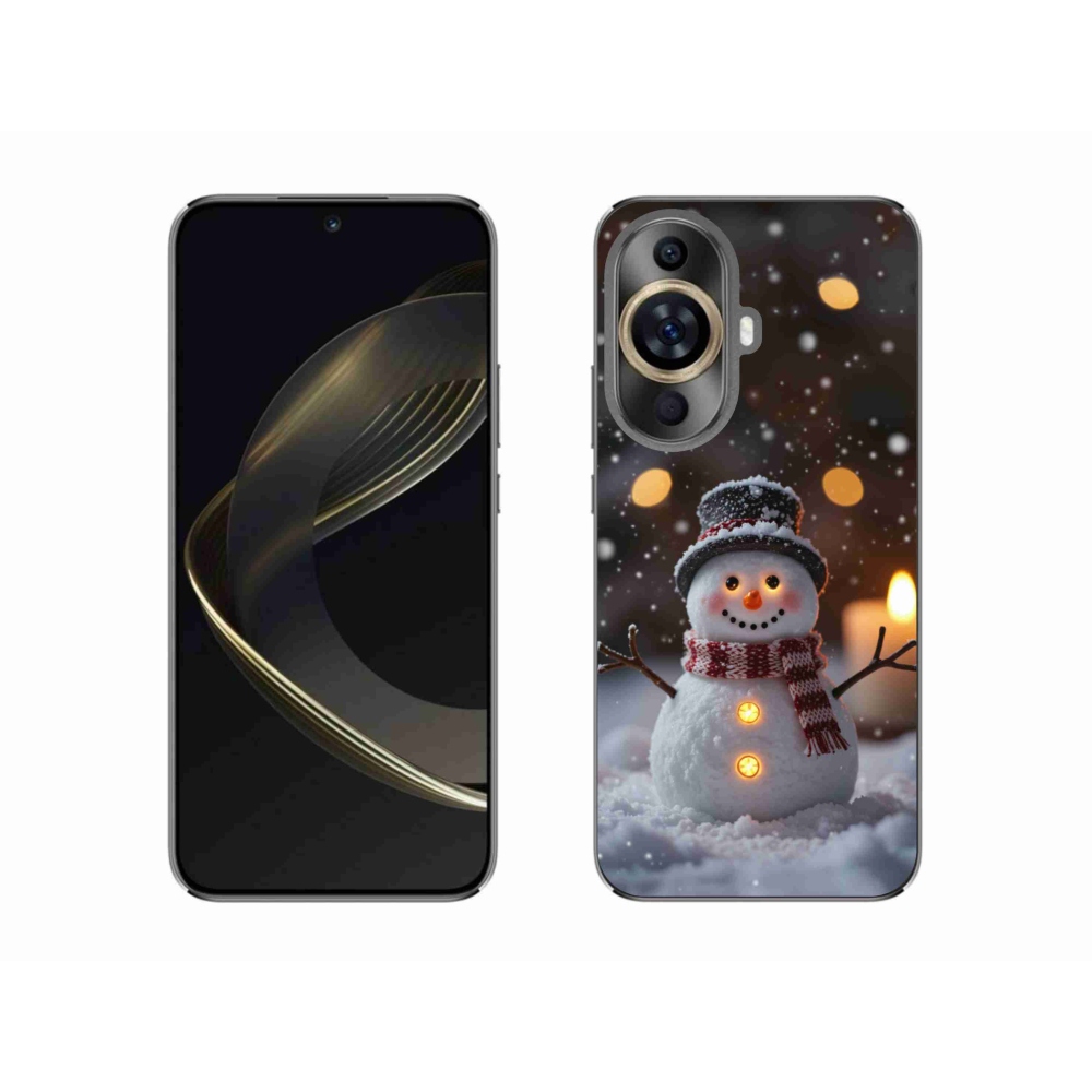 Gelový kryt mmCase na Huawei Nova 11 - veselý sněhulák