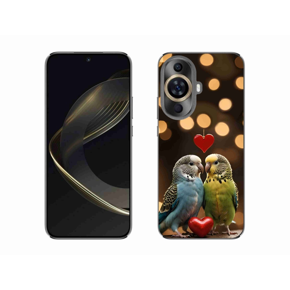 Gelový kryt mmCase na Huawei Nova 11 - zamilovaní papoušci