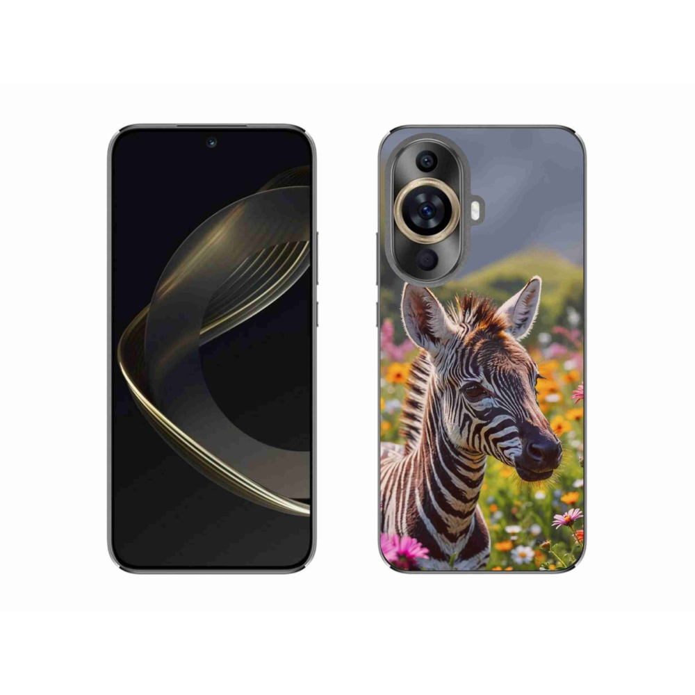Gelový kryt mmCase na Huawei Nova 11 - zebra na louce
