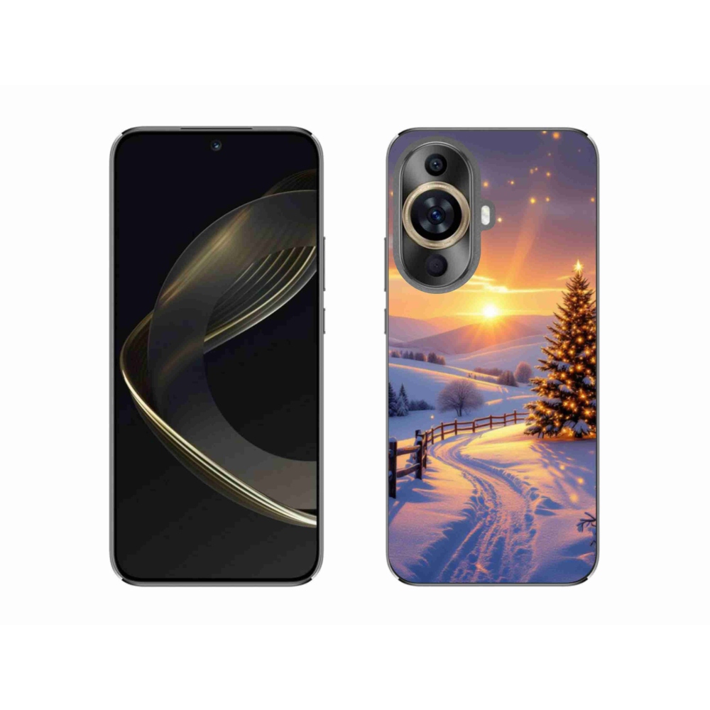 Gelový kryt mmCase na Huawei Nova 11 - zimní krajina