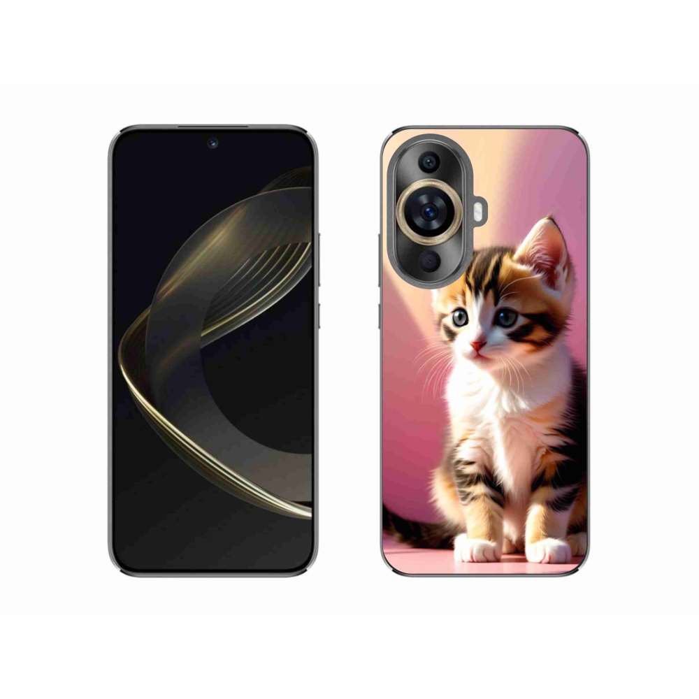 Gelový kryt mmCase na Huawei Nova 11 - zvědavé kotě 2