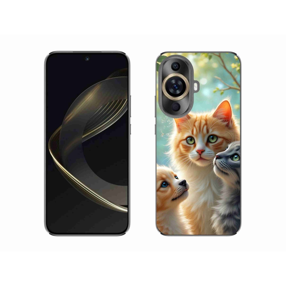 Gelový kryt mmCase na Huawei Nova 11 - zvířecí přátelství 2