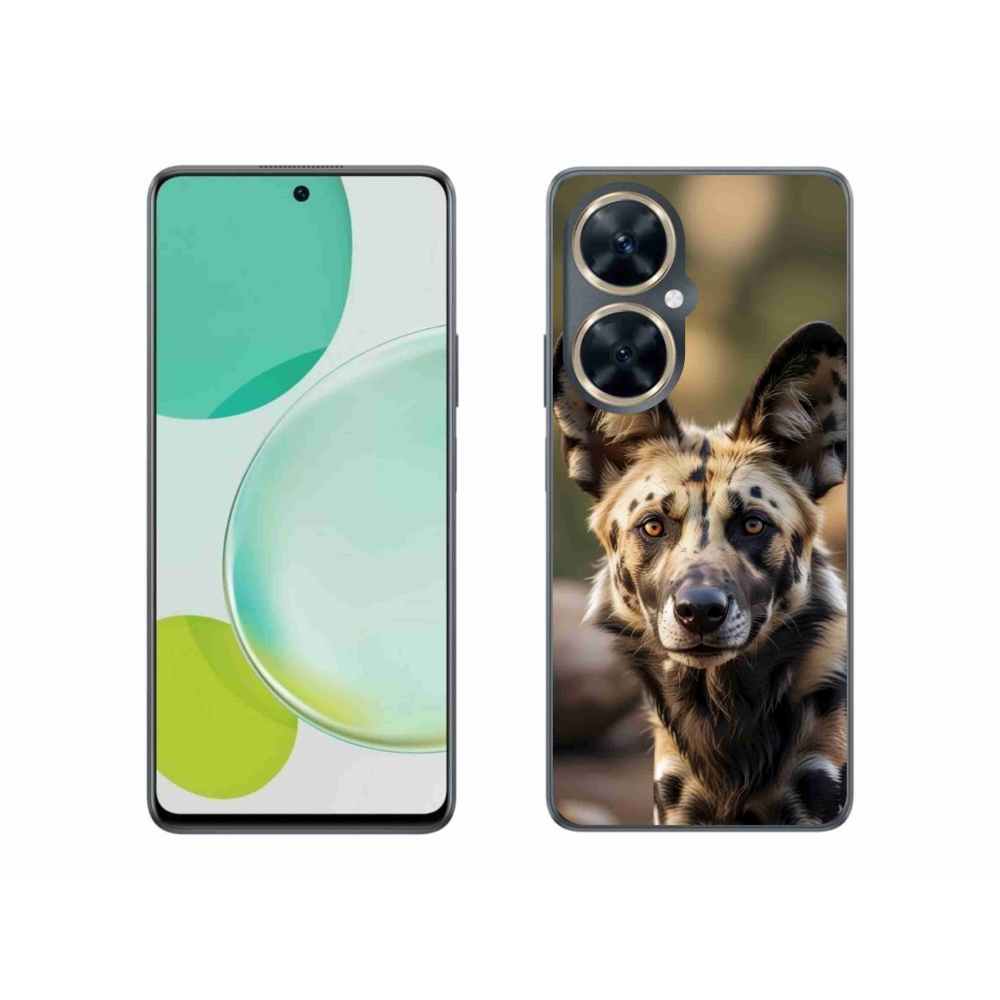 Gelový kryt mmCase na Huawei Nova 11i - africký divoký pes
