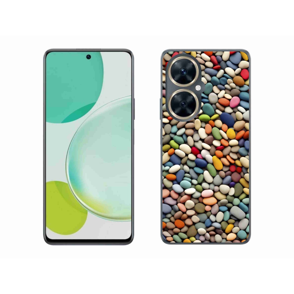 Gelový kryt mmCase na Huawei Nova 11i - barevné kamínky 2