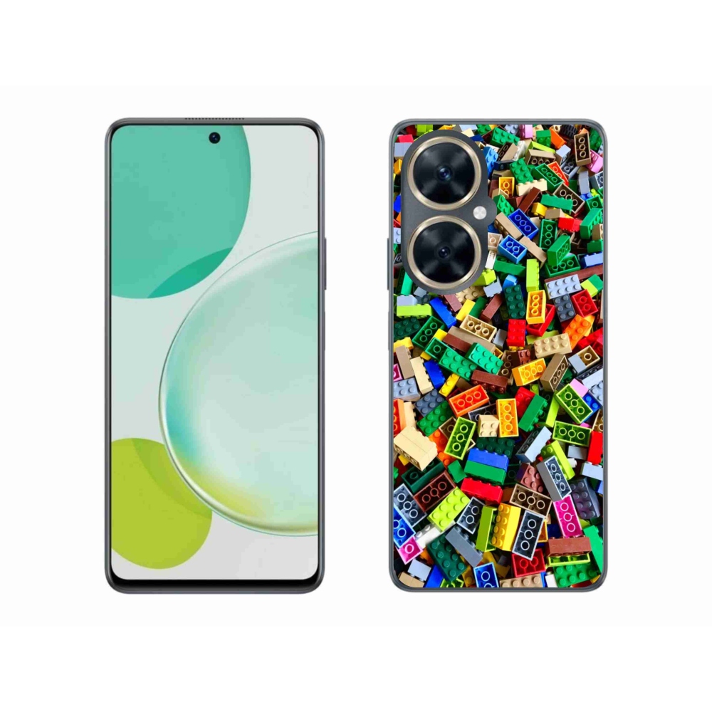 Gelový kryt mmCase na Huawei Nova 11i - barevné stavební kostky