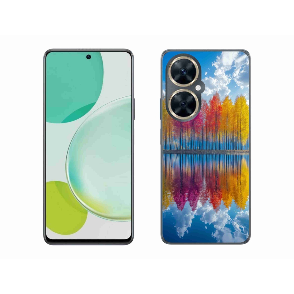 Gelový kryt mmCase na Huawei Nova 11i - barevné stromy