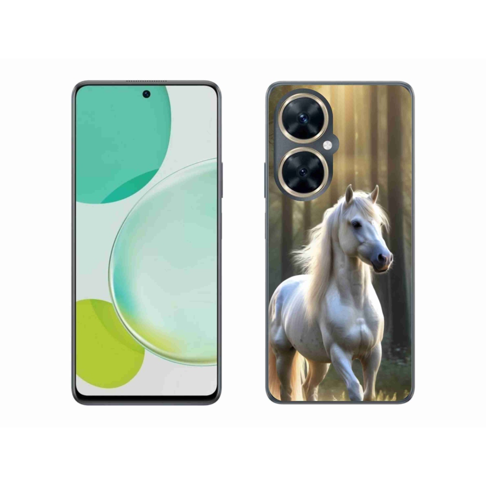 Gelový kryt mmCase na Huawei Nova 11i - bílý kůň 3