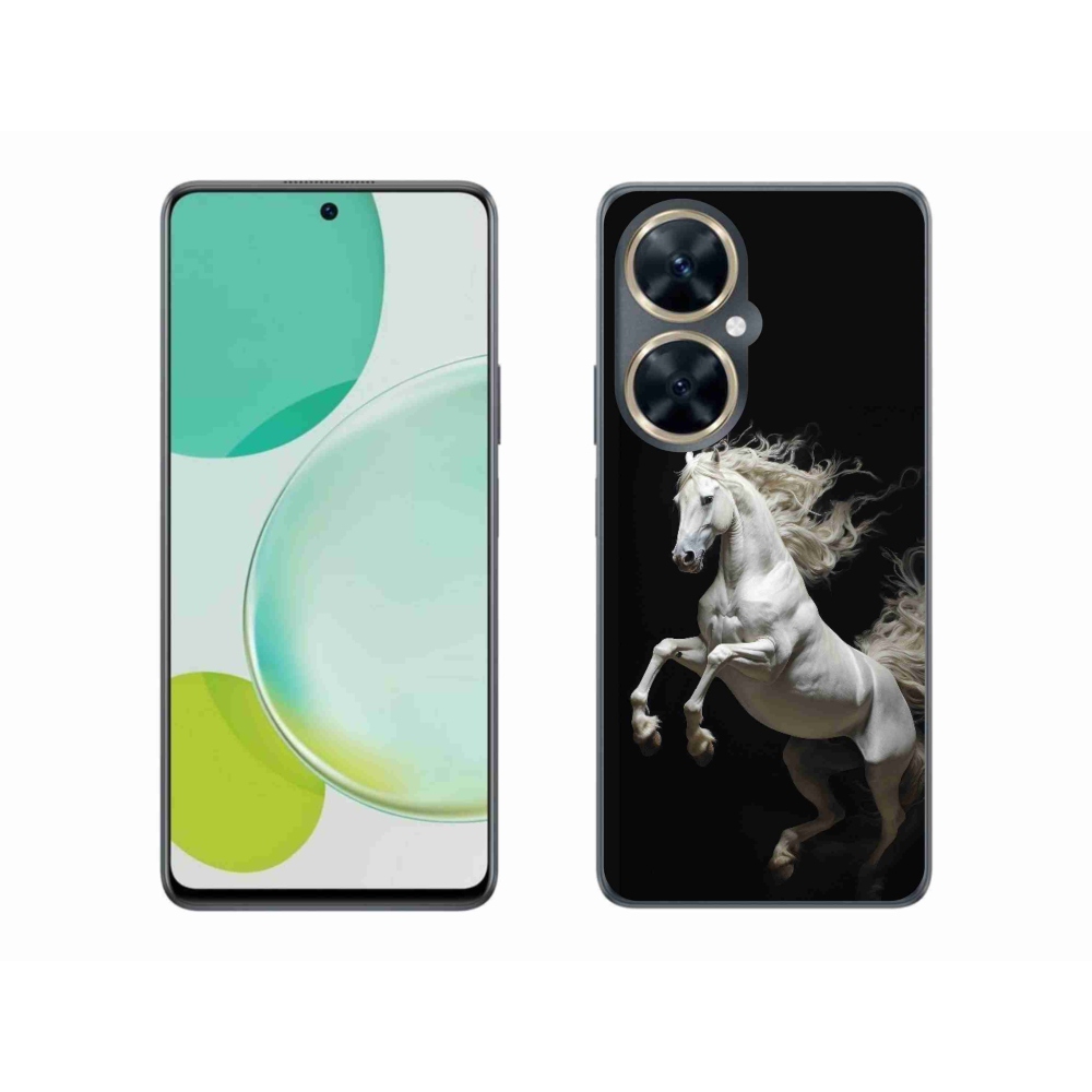 Gelový kryt mmCase na Huawei Nova 11i - bílý kůň 4