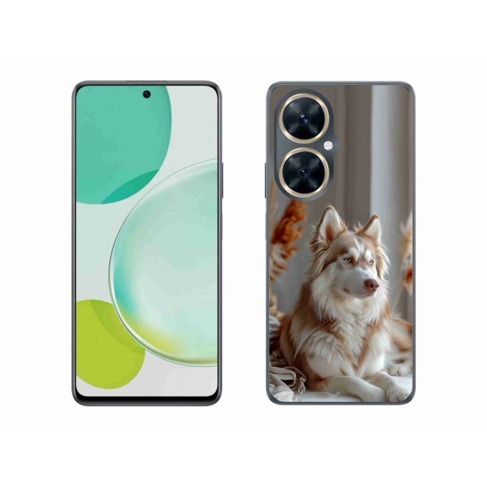 Gelový kryt mmCase na Huawei Nova 11i - klidný sibiřský husky