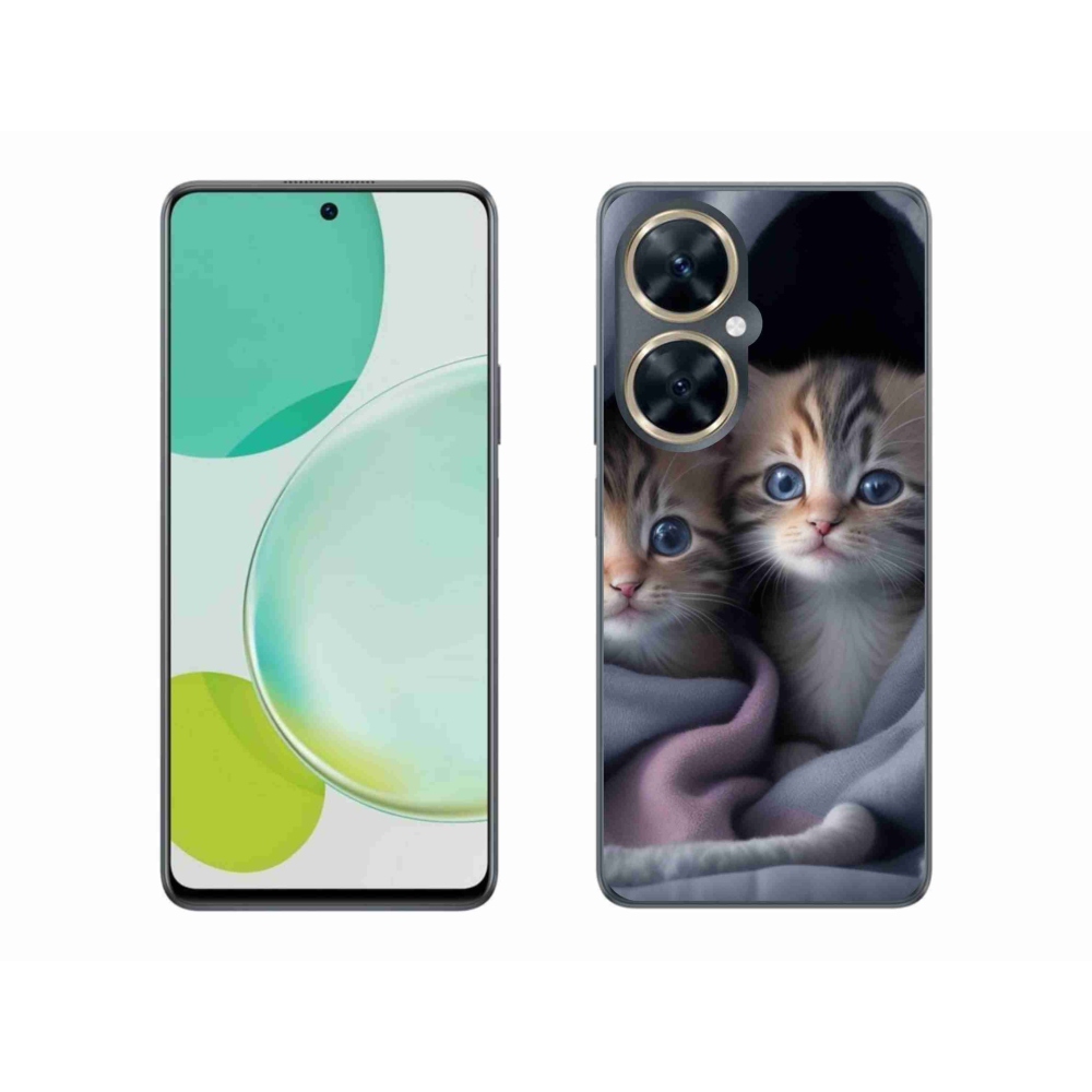 Gelový kryt mmCase na Huawei Nova 11i - kočičí duo 2