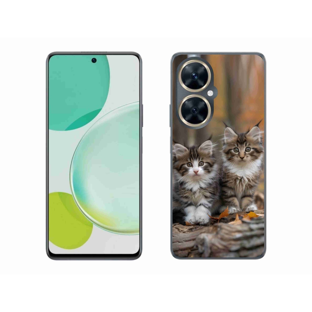 Gelový kryt mmCase na Huawei Nova 11i - kočičí duo 3