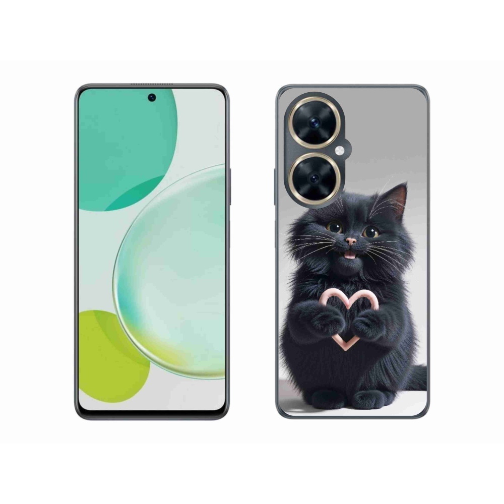 Gelový kryt mmCase na Huawei Nova 11i - kočičí láska 3